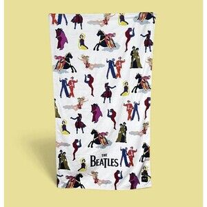 The Beatles Yellow Submarine Slowtide Plush Cotton Beach Towel  Licensed EUC